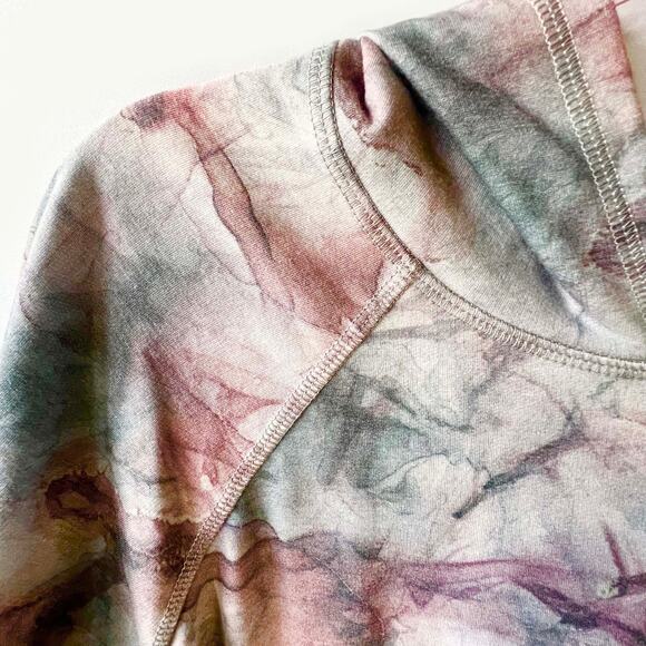 Tie-Dye Womens Cropped Hoodie Size (L) NWT - Picture 4 of 9